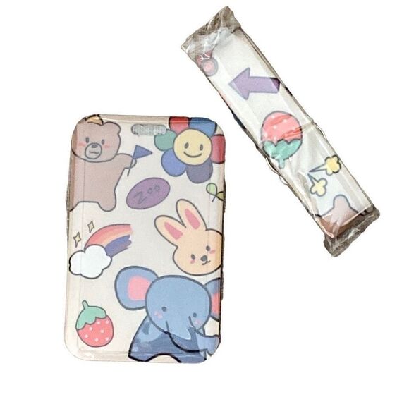 Hard Shell Badge ID Holder Matching Lanyard Cute Animals Set of 2 New in Pkgs - Picture 4 of 5